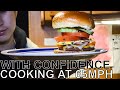 With Confidence Makes Vegetarian Burgers - COOKING AT 65MPH Ep. 35