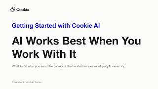 Stop Asking AI Questions. Start Working With It. | 4