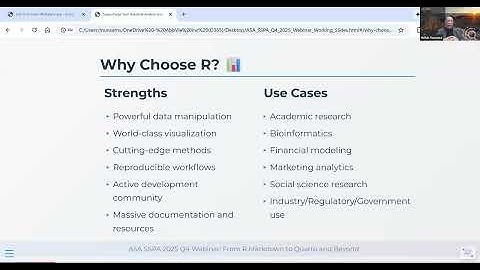 SSPA Webinar: Supercharge Your Statistical Analysis and Publications with Generative AI, R & Quarto