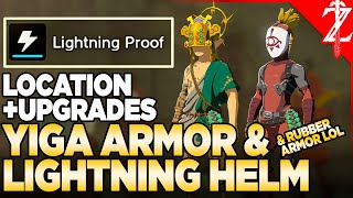 How to Get the Lightning Helm (Thunder Helm), Yiga Amor Set & Rubber Armor in Tears of the Kingdom