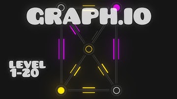 Graph.IO Full Walkthrough — Level 1-20 Complete Puzzle Gameplay (No Commentary)