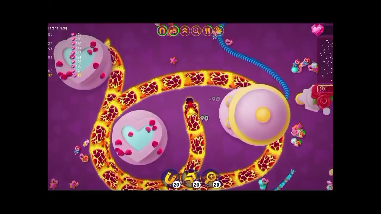 Worm Zone mod menu v6 the brand new update on Friday night 