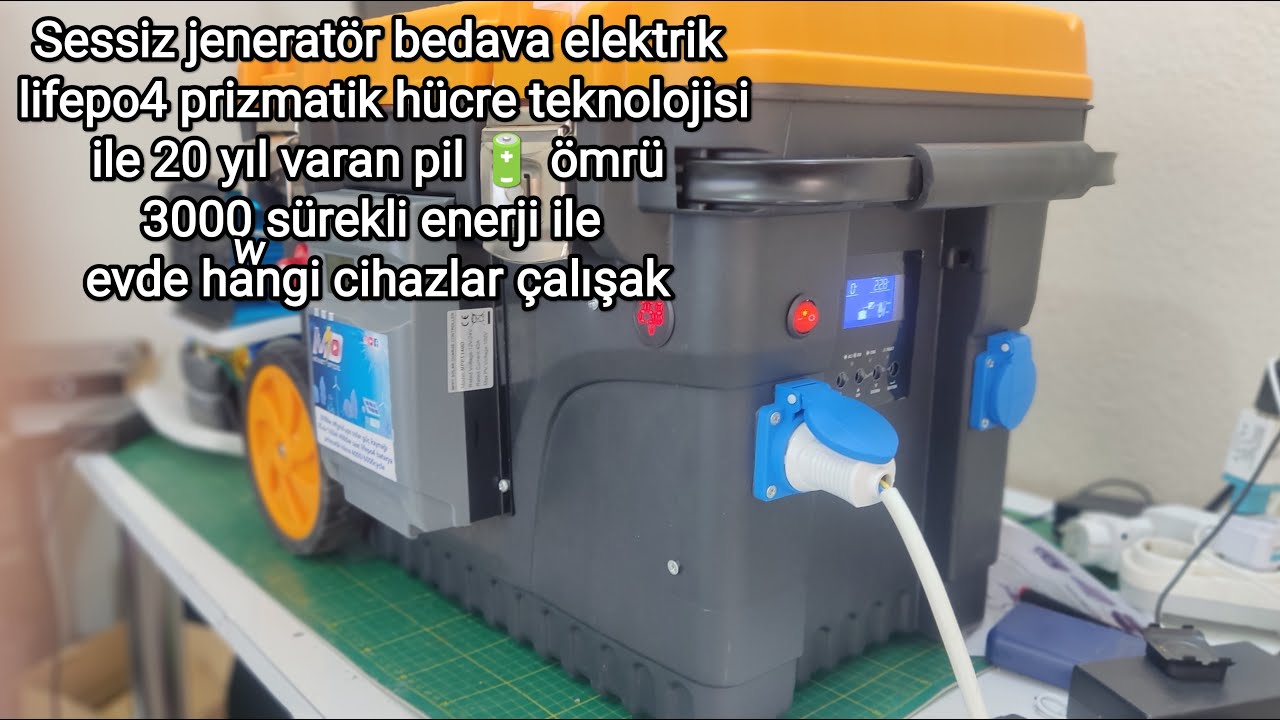 ULTRA SESSİZ JENARATÖR KESİNTİSİZ GÜÇKAYNAGI LİFEPO4 BATARYALI Free ...