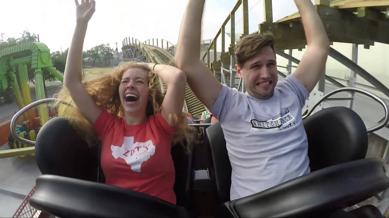 Switchback Roller Coaster B-Roll | ZDT's Amusement Park