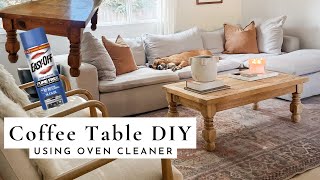 FLIPPING FURNITURE WITH OVEN CLEANER || EASY OFF DIY || FURNITURE FLIP || THRIFT FLIP ||