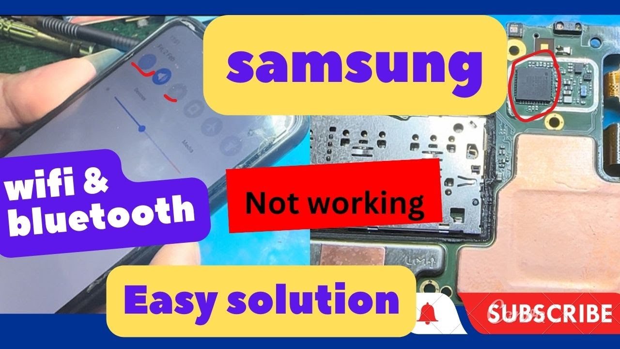 Samsung Wifi Not Turning On Fix | Samsung A10s/M01s Wifi & bluetooth