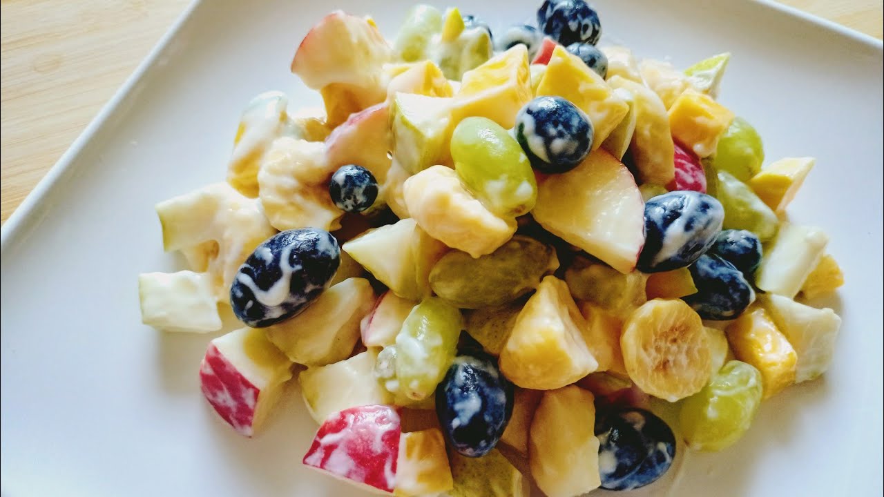 Cara Membuat Salad Buah Buahan Youtube