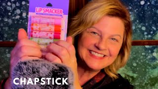 ASMR | Tingly Chapstick Application | Review of Lip Smackers |  Ft Mouth Sounds, Personal Attn 💗😍✨