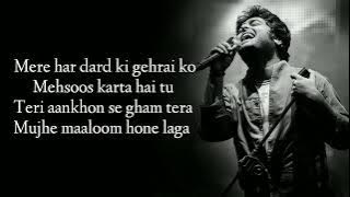 Saanson Ko (LYRICS) - Arijit Singh I Moral Arijit