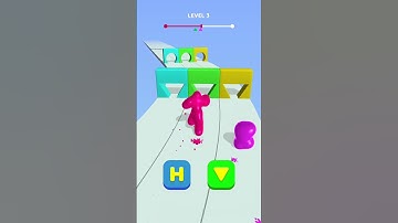 Blob Shifter 3D level -3 Games #shorts #games #gaming #fun
