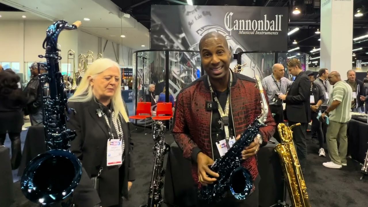 Cannonball 30th Anniversary Black Sapphire featuring Eric Darius @ NAMM 2026 (Smooth Jazz Family)