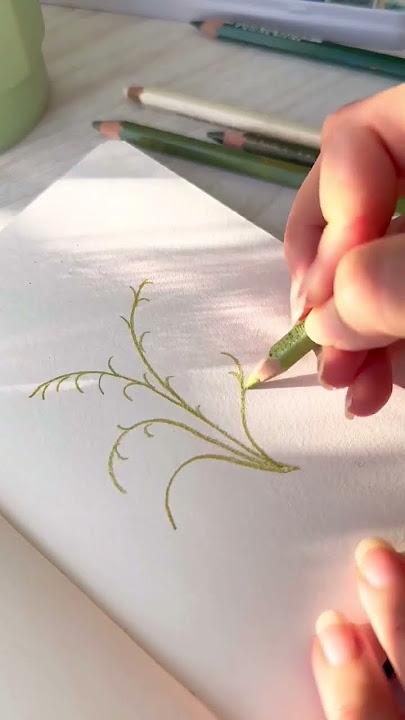 How draw Lily of the Valley #shorts #paperwrld