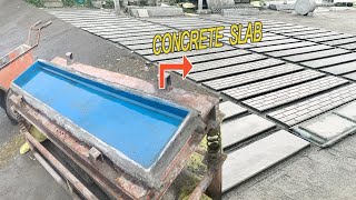 How to Make Precast Concrete (Plates) Slabs  Marking process