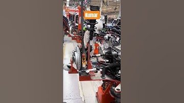 Engine Body Fitment Process 🤔🤔#automobile #car #cars #manufacturing #production