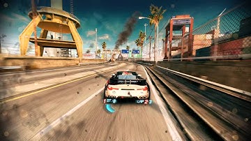 Split/Second: Hit The Skids Ep 5, Dry Docks Race AMAZING WIN