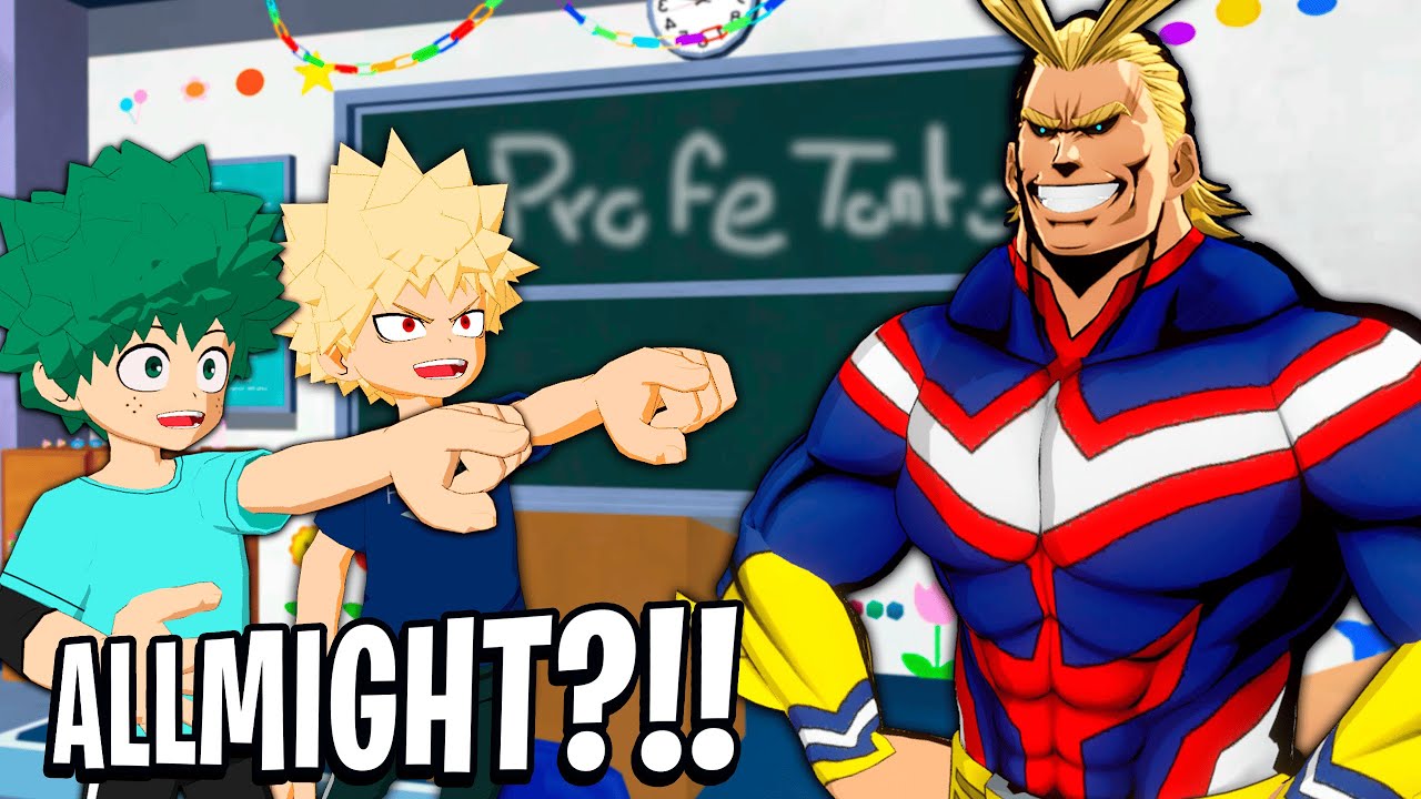 DEKU y BAKUGO van a la GUARDERIA de HEROES!  | MY HERO ACADEMIA VR