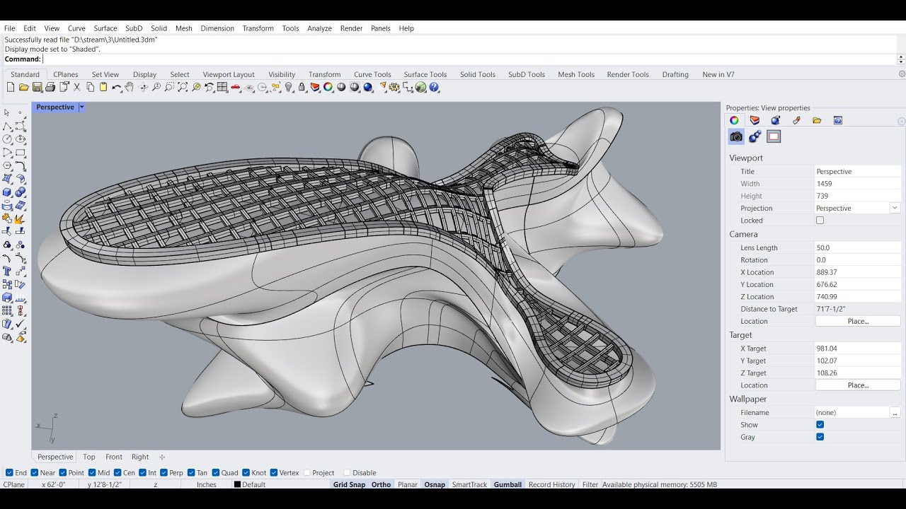 Parametric Design Rihno Crazy Parametric Architectural Modeling in Rhino Episode - 1 - YouTube