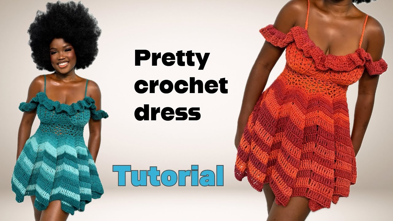 How to crochet a Dress/ beginner’s friendly