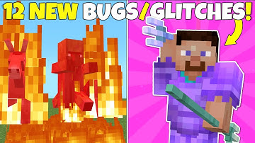 12 NEW Minecraft Glitches That Make NO SENSE!