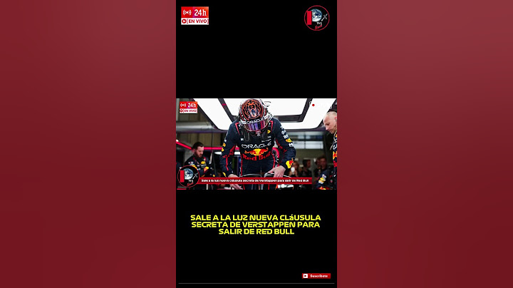 Sale a la luz nueva cláusula secreta de Verstappen para salir de Red Bull