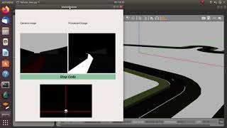 Visual Follow line Exercise JdeRobot-Academy