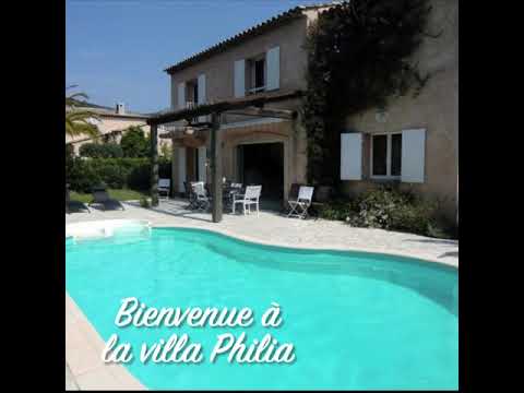 Villa Philia à Cavalaire sur mer - climatisation et piscine chauffée