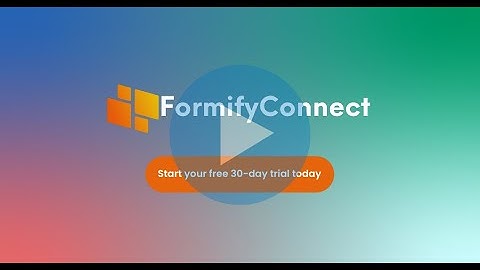 FormifyConnect - Explainer Video