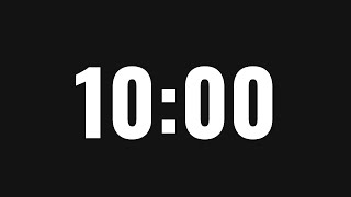 10 Minute Timer ⏰ | Countdown with Alarm & Relaxing Background for Focus
