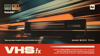 Vhs Overlay Effect After Effects Template