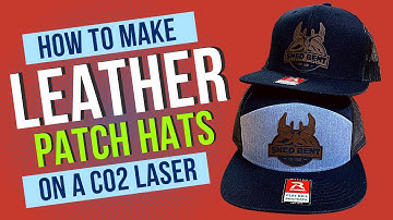 How To Make Leather Patch Hats - Co2 Laser - OMTech - Chinese Laser