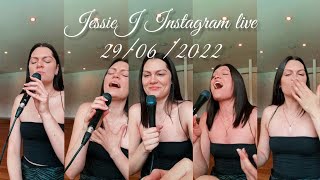 Jessie j instagram live 29/06/2022