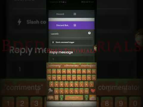 How To Create UserInfo On BDFD (Read Desc)