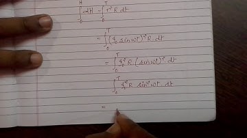 Physics : Relationship between RMS and peak value of current