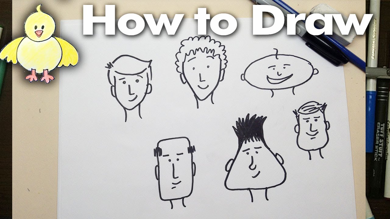 20 Cartoons to Draw  Beginners