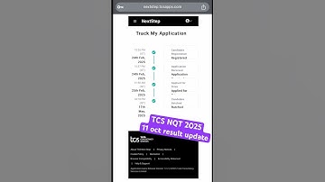 Tcs nqt 11 oct results updates #interview #tcs #tcsnqt #nqt #tcsnextstep #update#viral#job#jobspeak