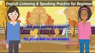 English Listening & Speaking Practice for Beginners- English Conversation Practice screenshot 2