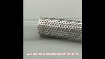 Precision engineered wire mesh filter #wiremesh #manufacturer