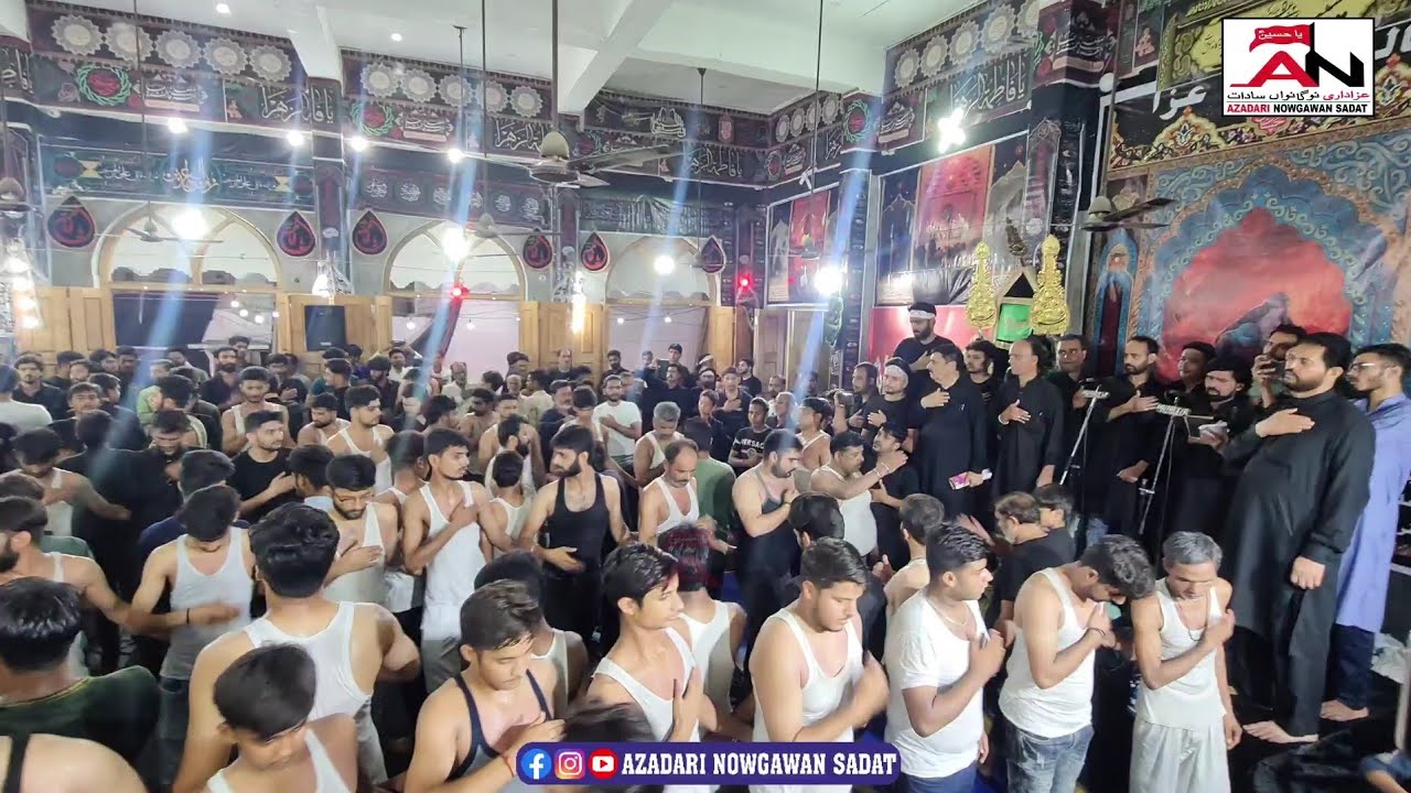 Marsiya || Anjuman-e-Akbari Amroha || 24 Muharram Shabbedari || Azadari Nowgawan Sadat 2022