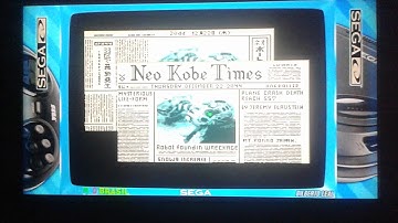 Snatcher Sega CD Intro