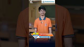 Hemanth Kumar Scores 99.99 Percentile | JEE Main 2026 Narayana Topper Story
