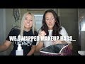 SWAPPING MAKEUP BAGS WITH MY MOM...