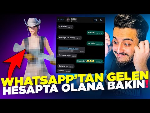 YILLARDIR ARADIĞIM EN NADİR SETİ BULDUM! WhatsApp dan GELEN GİZEMLİ HESAP! PUBG Mobile