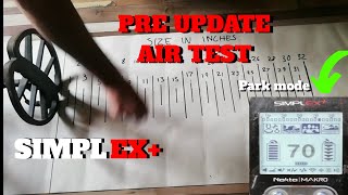 Nokta makro simplex Air test PRE update Park Mode