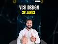 VLSI Design Syllabus | Semester-wise Subject & Best Books #vlsidesign #syllabus