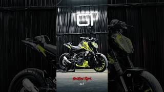 ktm duke250 green colour modified ⚡💚 ktm lovers 😍👀 #rc390 #ytshorts #shorts #viralshorts