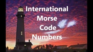 International Morse Code (Numbers)