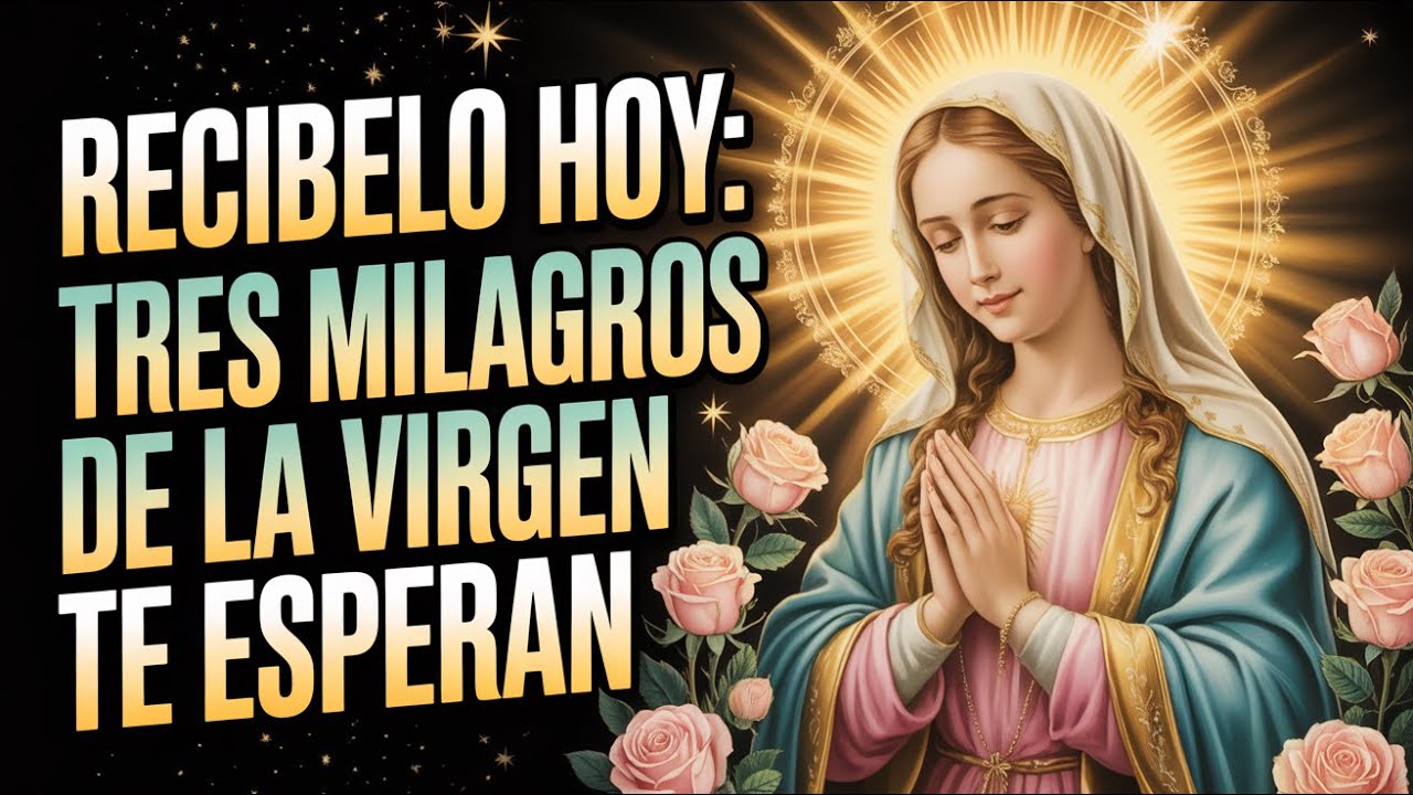 RECIBE HOY UNA GRACIA TRANSFORMADORA: 3 MILAGROS DE NUESTRA SEÑORA SAGRADA, AMADO DIOS