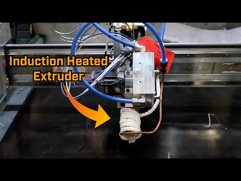 Induction Heated Extruder On AM1 | Industrial 3D Printer - video from Cosine Additive
