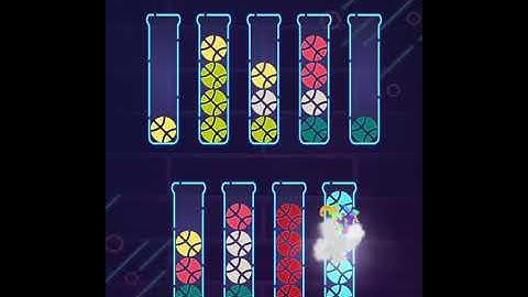 Neon Ball Sort - Bubble Color Sort puzzle Games