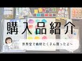 【購入品紹介】透明水彩、筆、紙などを世界堂で買いました〜